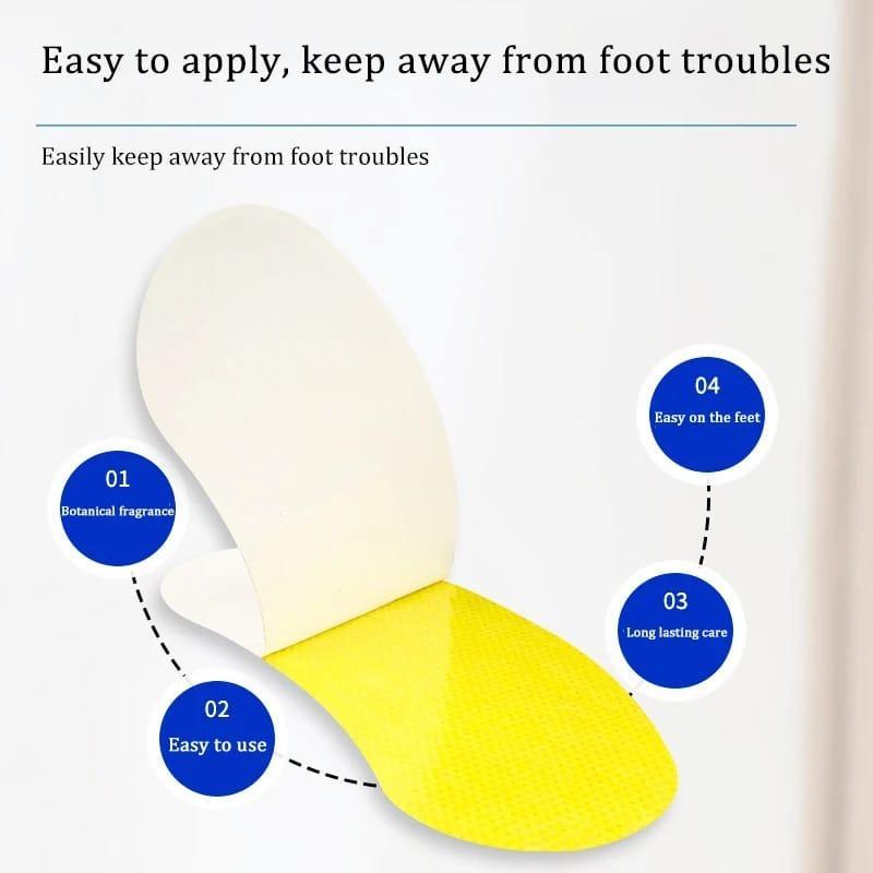 10 Pcs Lemon Scented Foot Odor Stickers for Shoes