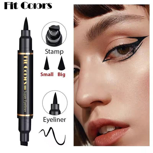 Waterproof Eyeliner Black Dual Tip Applicator