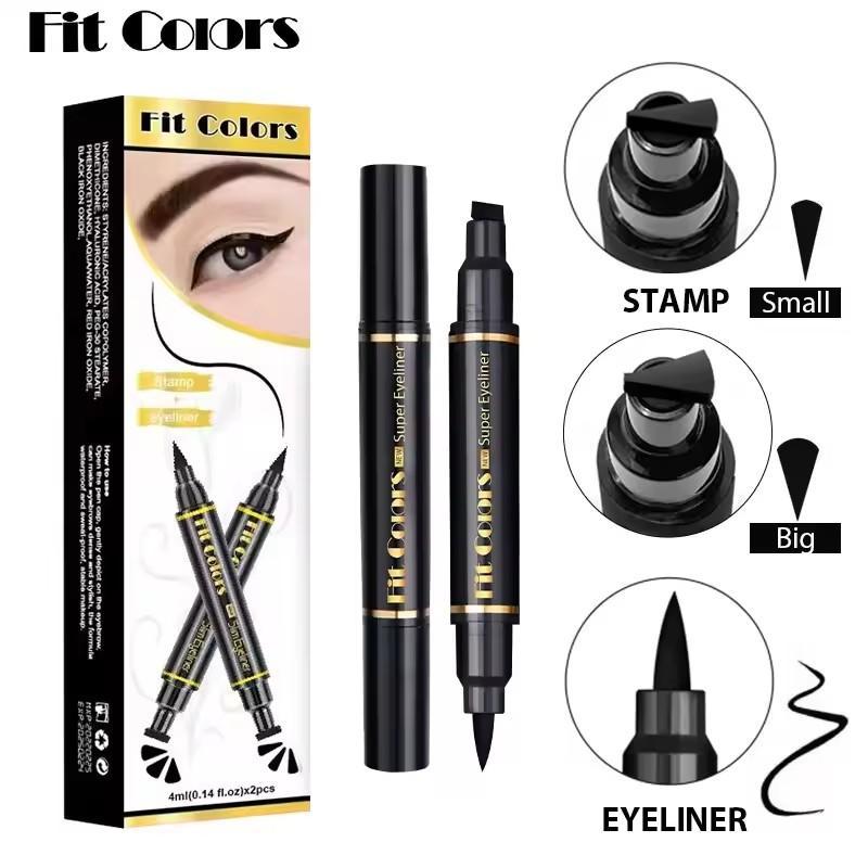 Waterproof Eyeliner Black Dual Tip Applicator