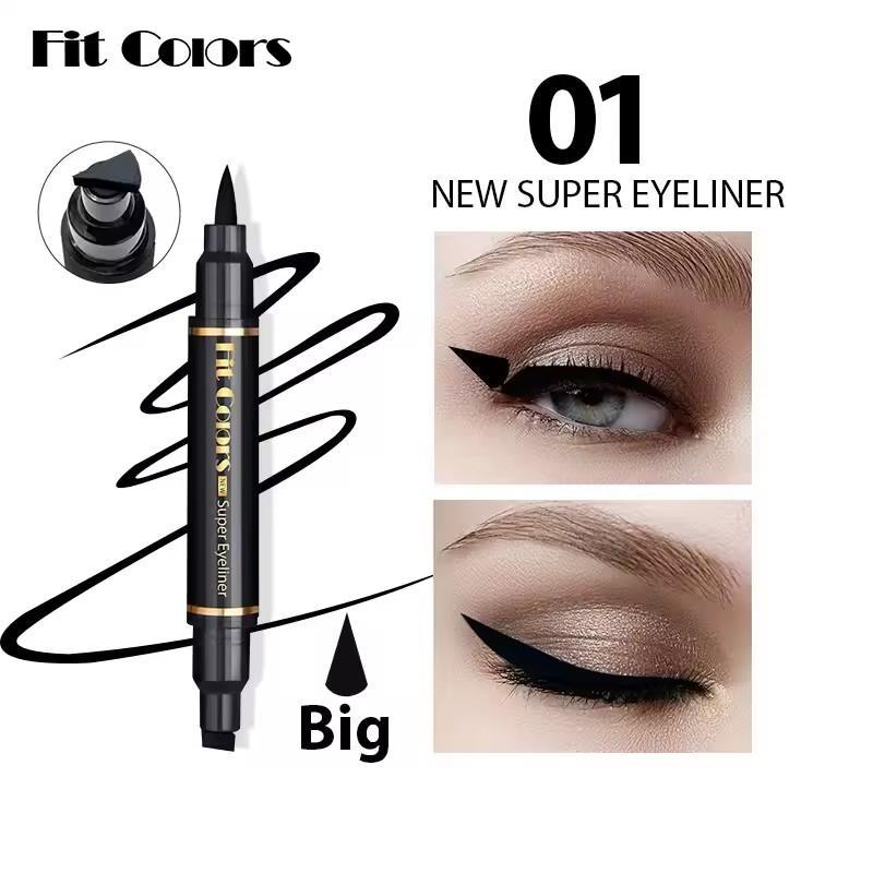 Waterproof Eyeliner Black Dual Tip Applicator