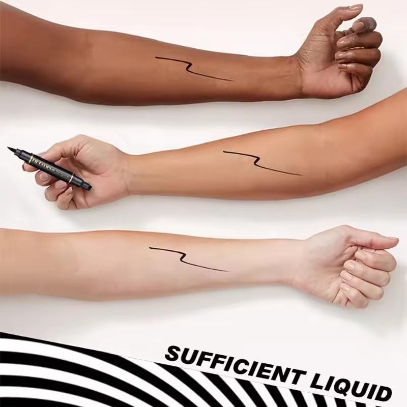 Waterproof Eyeliner Black Dual Tip Applicator