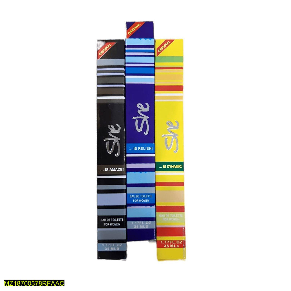 She Pocket Perfume Pack of 3 Long Lasting Fragrances