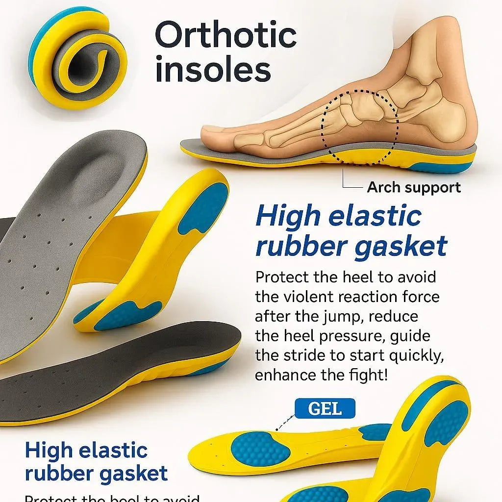Gel Knee Support Insole Grey 39-45