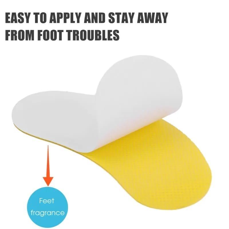 10 Pcs Lemon Scented Foot Odor Stickers for Shoes