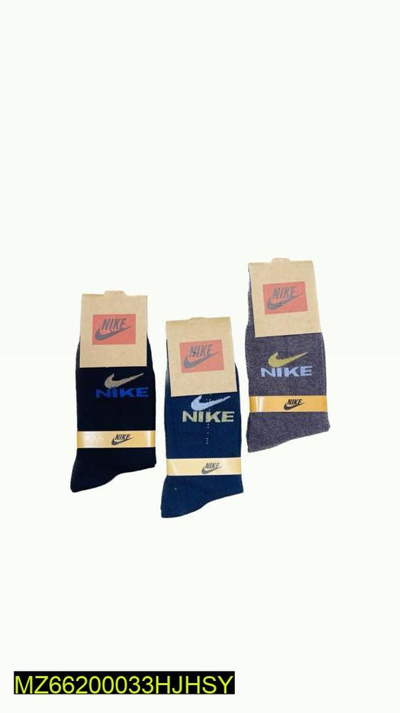 Men Cotton Crew Socks Pack of 3 Nike
