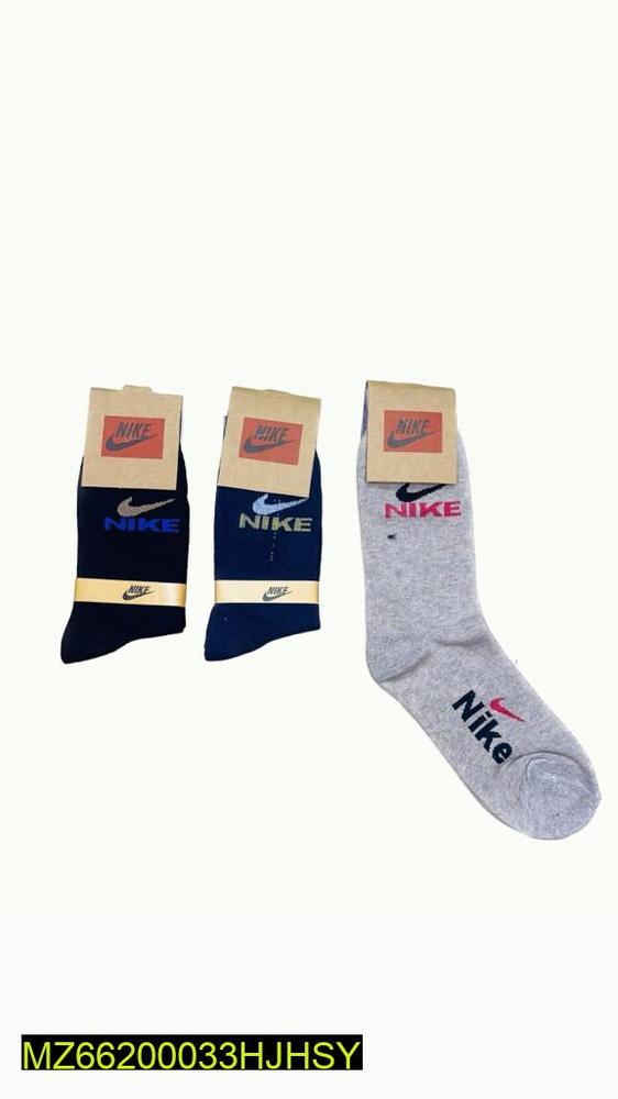 Men Cotton Crew Socks Pack of 3 Nike