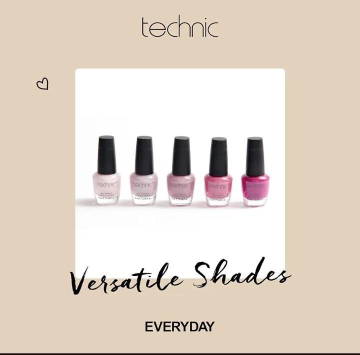 Technic Nail Polish Pack of 6 Shades for Pakistani Women